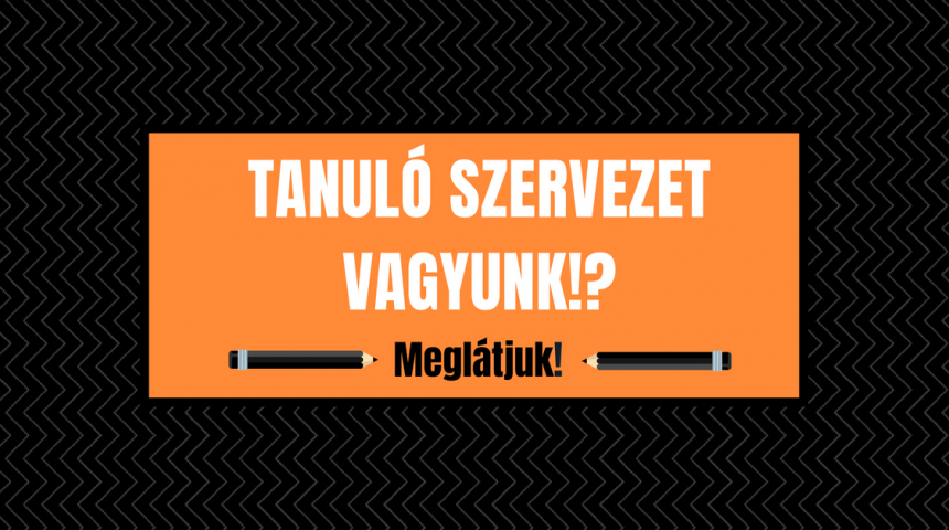 Tanuló szervezet vagyunk!?